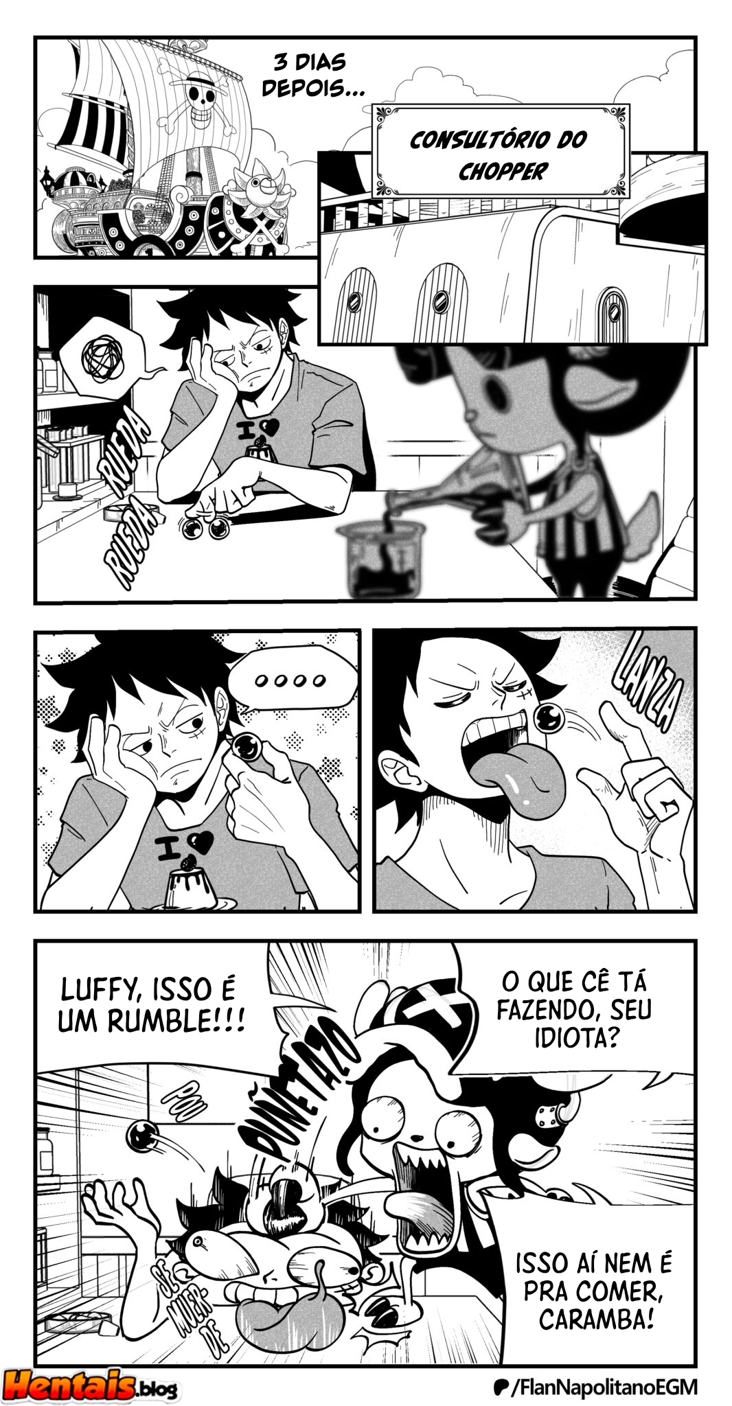 One Piece HQ Hentai: Flan Napolitan Cap.11 - Página 4