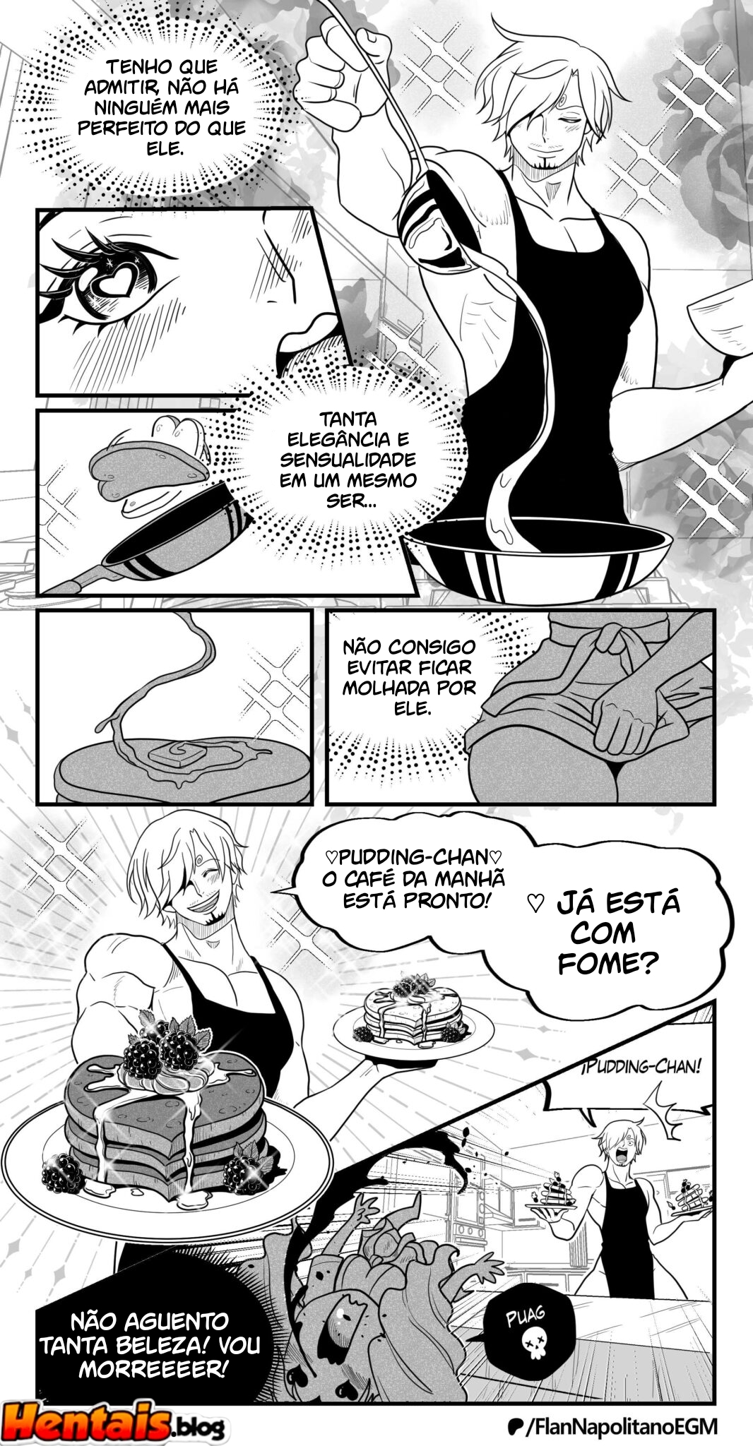 One Piece HQ Hentai: Flan Napolitan Cap.12 - Página 4