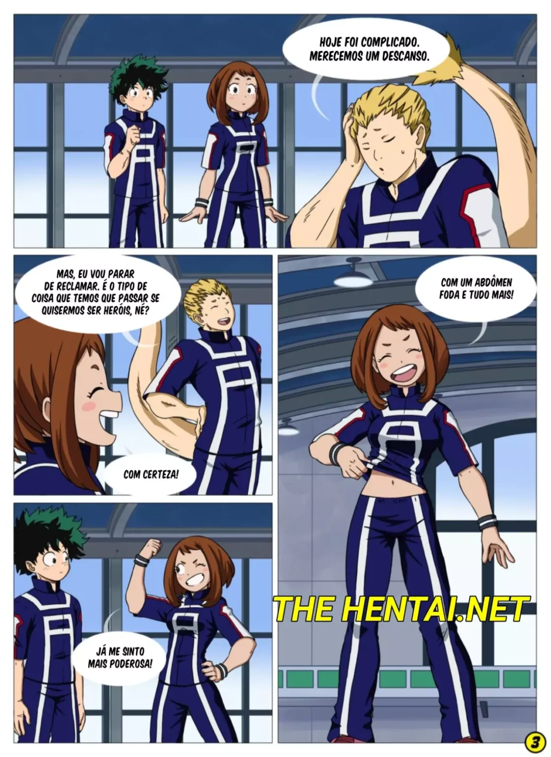 Boku No Hero Porno: Vejo Você No Hero Academia - Página 4