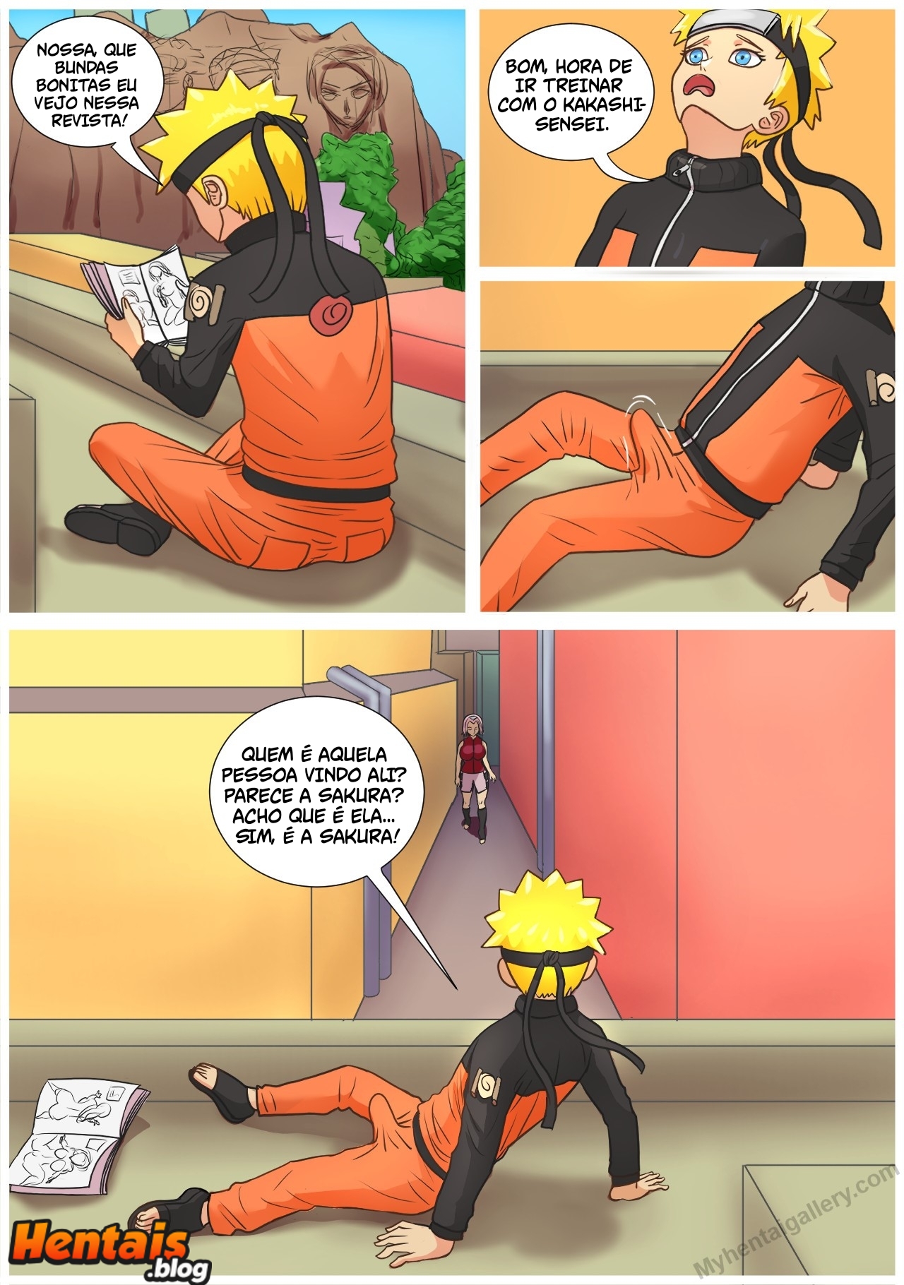 Naruto HQ Porno: Sakura e Naruto - Página 4