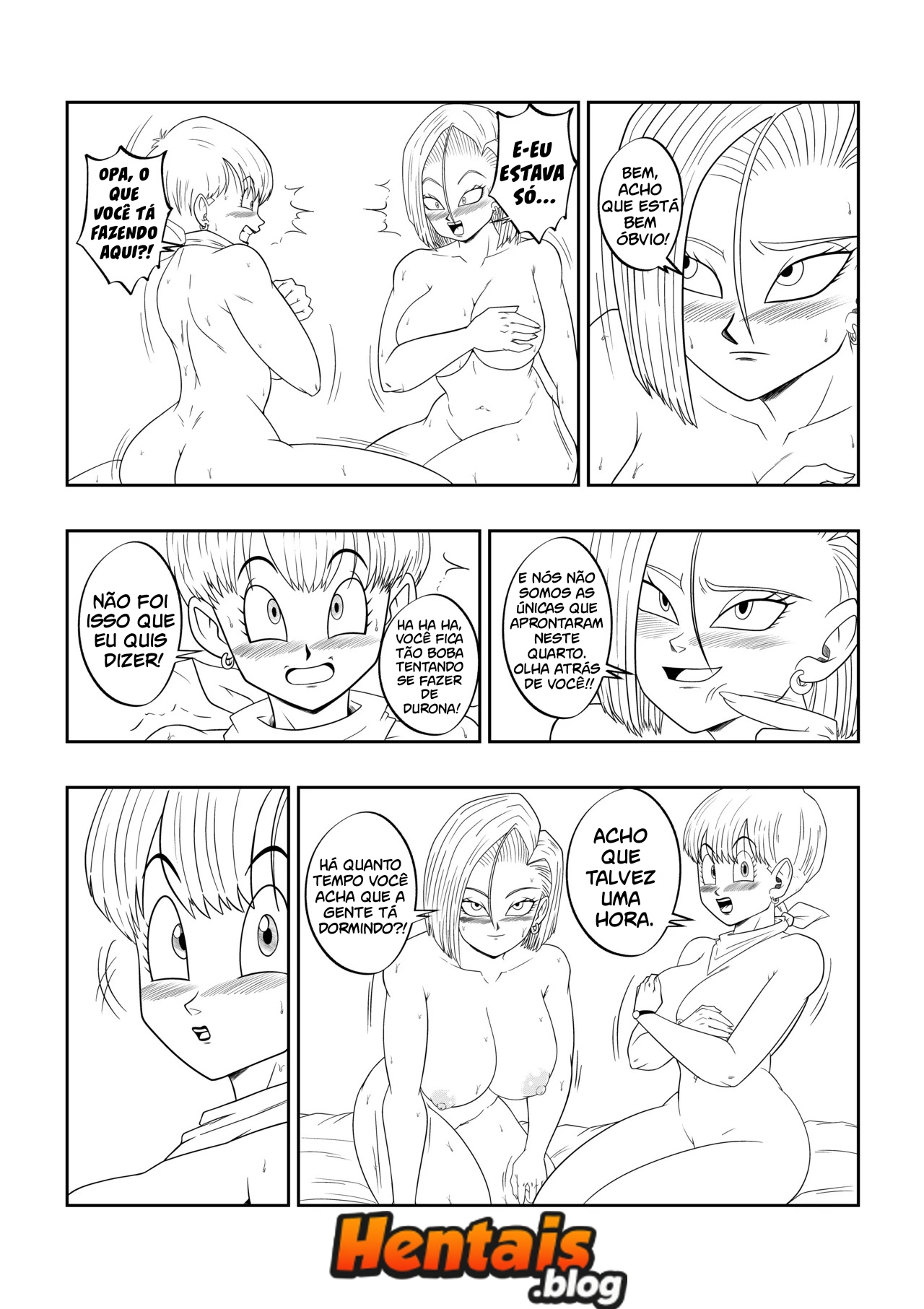 Dragon Ball HQ Porno: Entre As Sombras do Palácio Cap.03 - Página 4