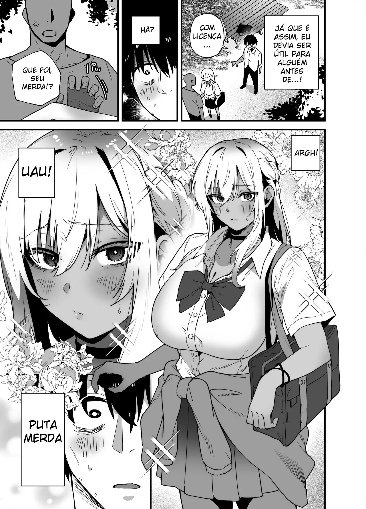 Retribuição da Gyaru: O Trabalhador Que Salvou Uma Gyaru Peituda de Um Rebelde E Acabou Tendo Um Romance Puro Com Ela - Página 4
