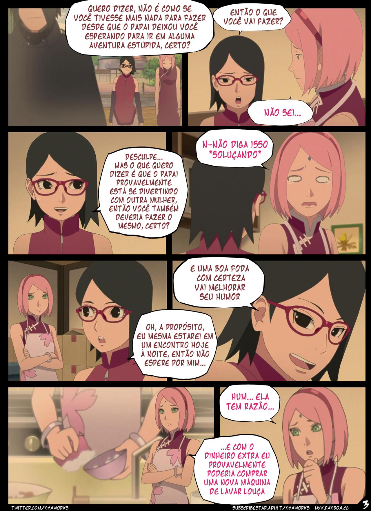 Passando o dia dos namorados com a Sakura - Página 4