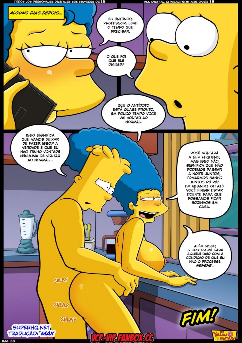 Os Simpsons Porno: A Fantasia Amarela, dos Dez aos Vinte e Poucos Anos - Página 40