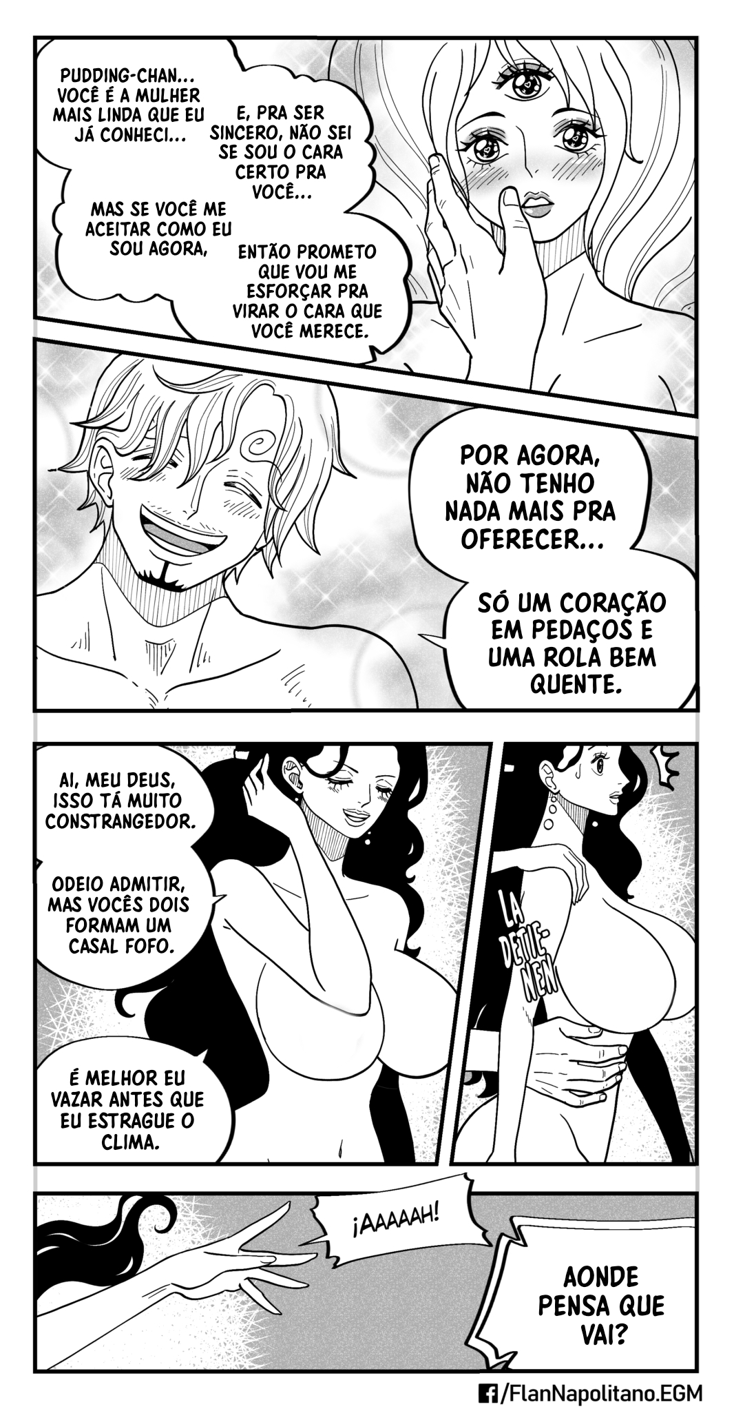 One Piece HQ Hentai: Flan Napolitan Cap.10 - Página 41
