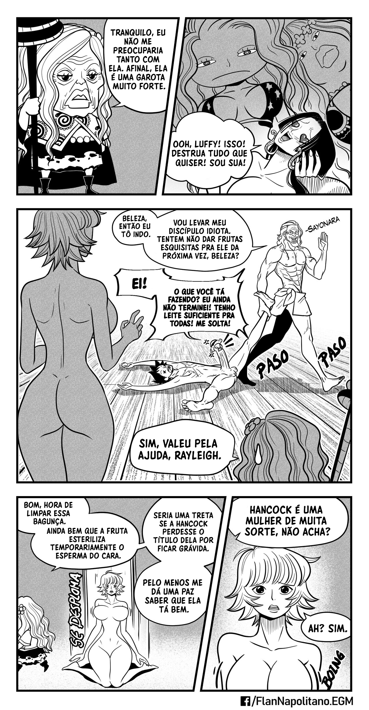 One Piece Porno: Especial Hancock x Luffy VL.02 - Página 44