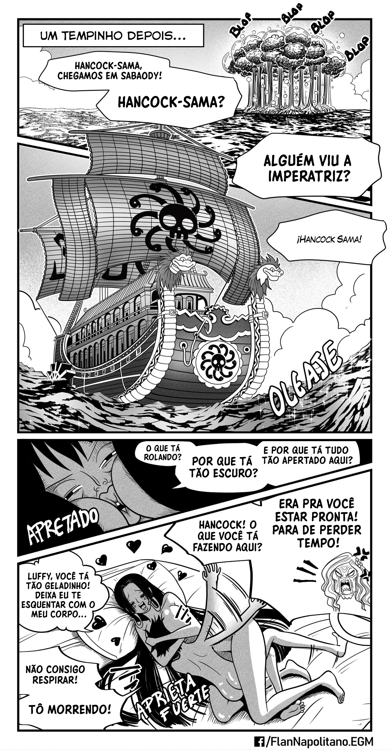 One Piece Porno: Especial Hancock x Luffy VL.02 - Página 45