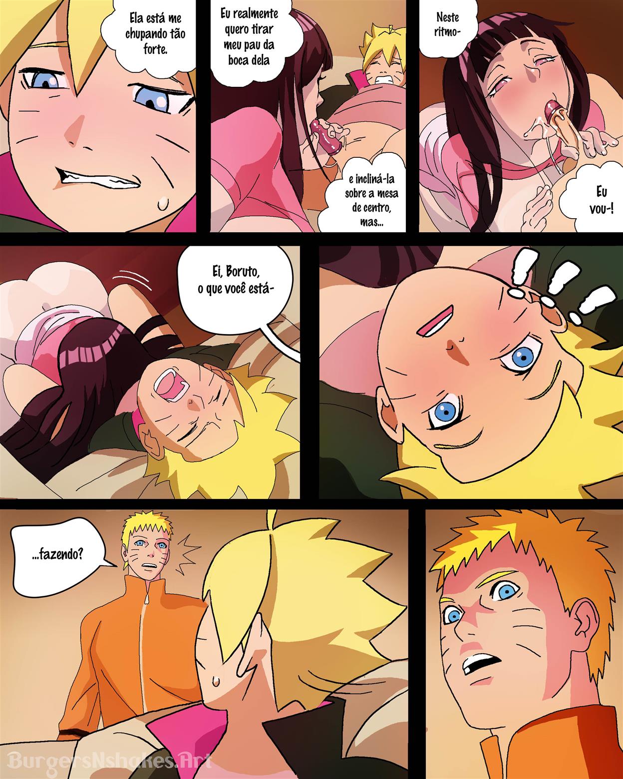 Hinata viciada no pau de Boruto 2 - Página 49