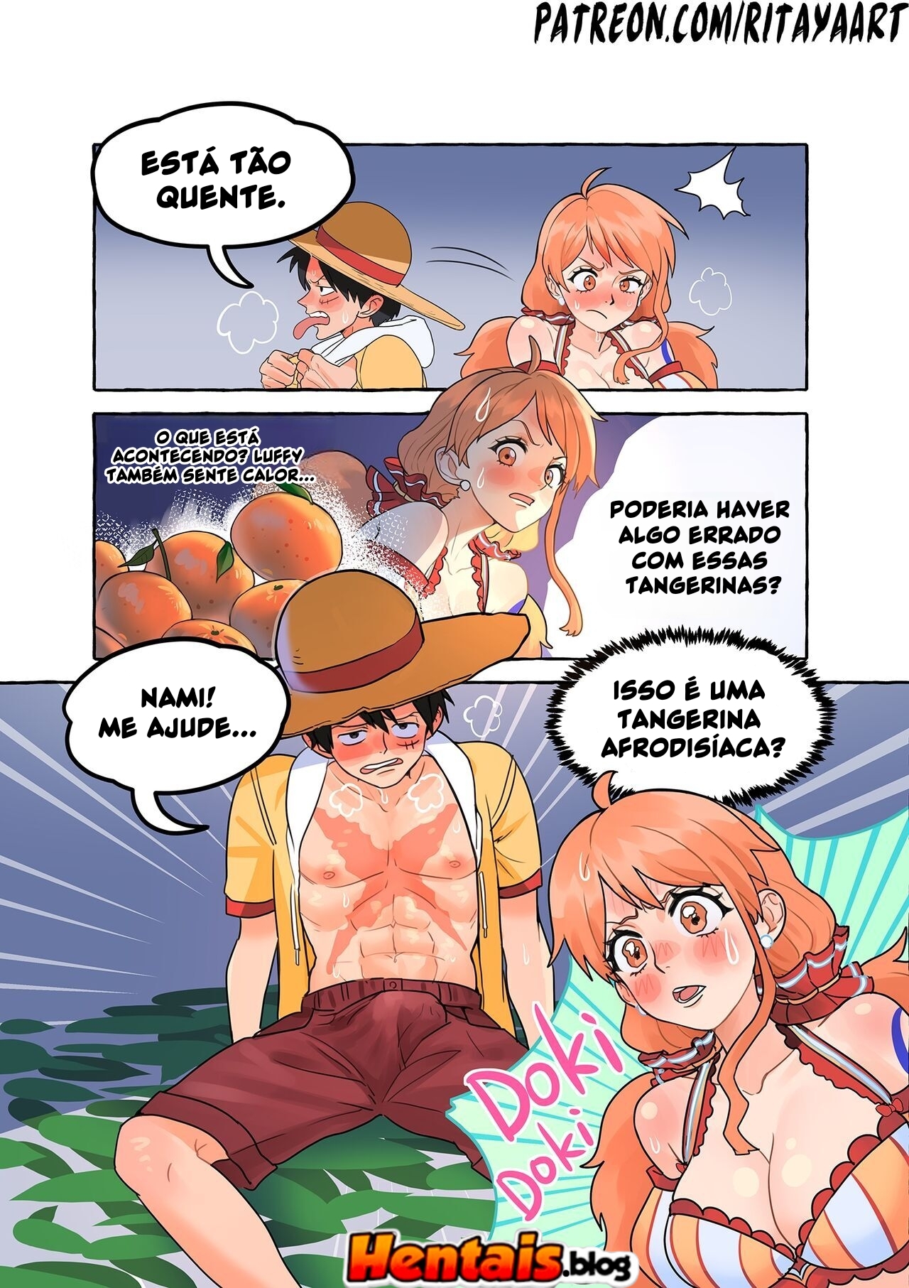 One Piece Porno: O Incidente Na Ilha Deserta - Página 5