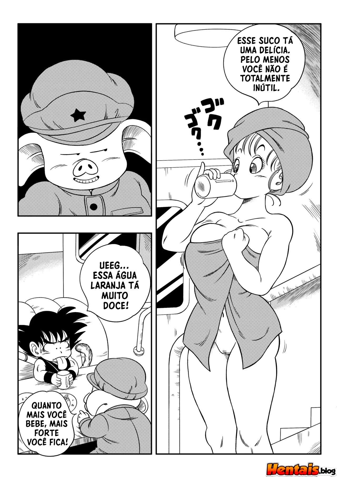 Dragon ball HQ Hentai: Bulma x Oolong - Página 5