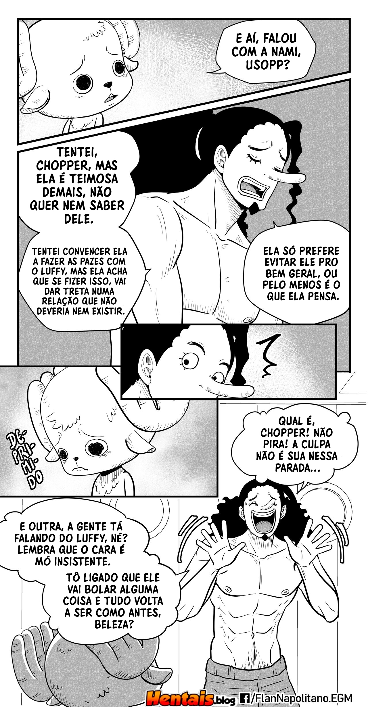 One Piece HQ Hentai: Flan Napolitan Cap.07 - Página 5