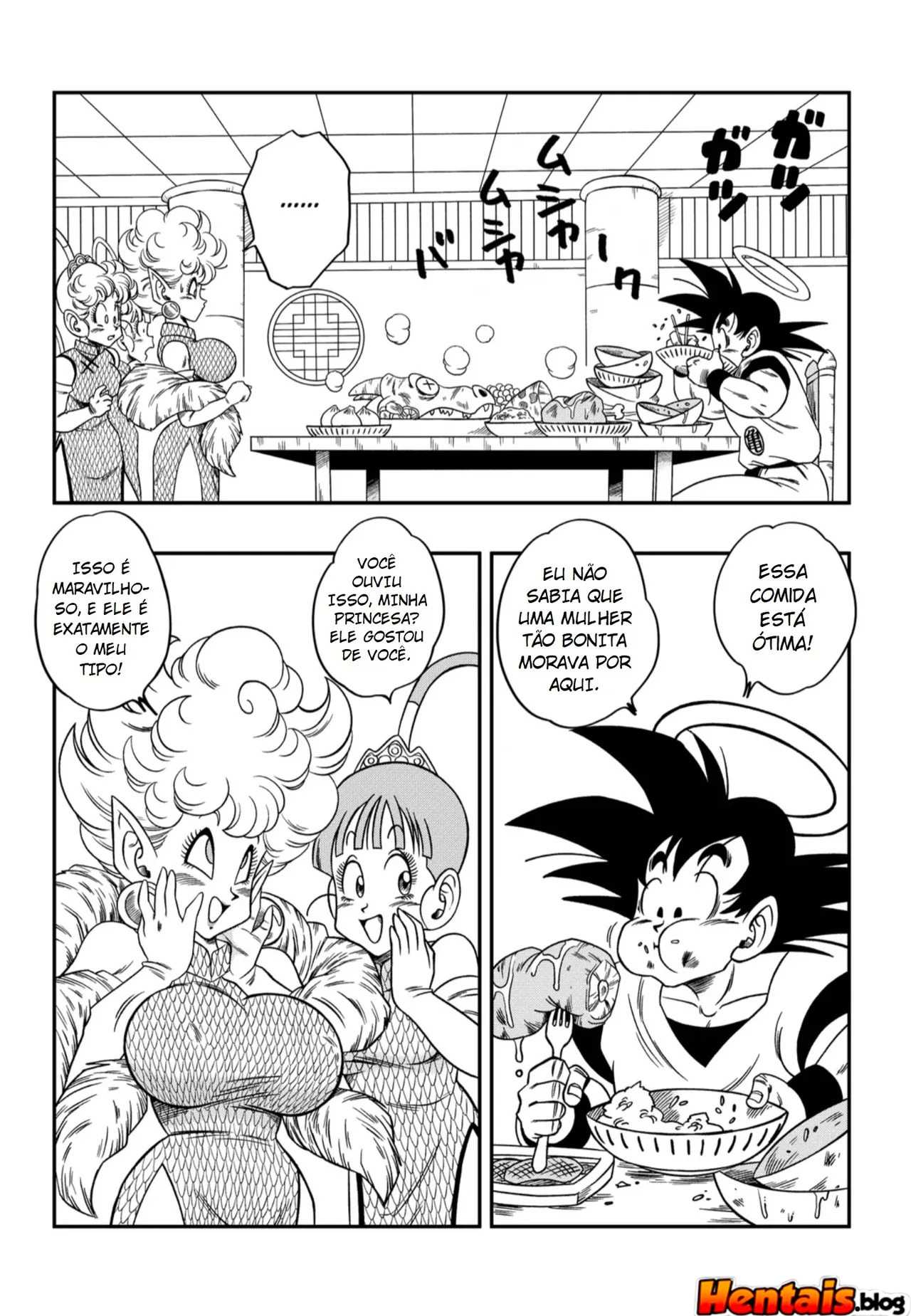 Dragon Ball z: A Hospitalidade da Princesa Serpente - Página 5