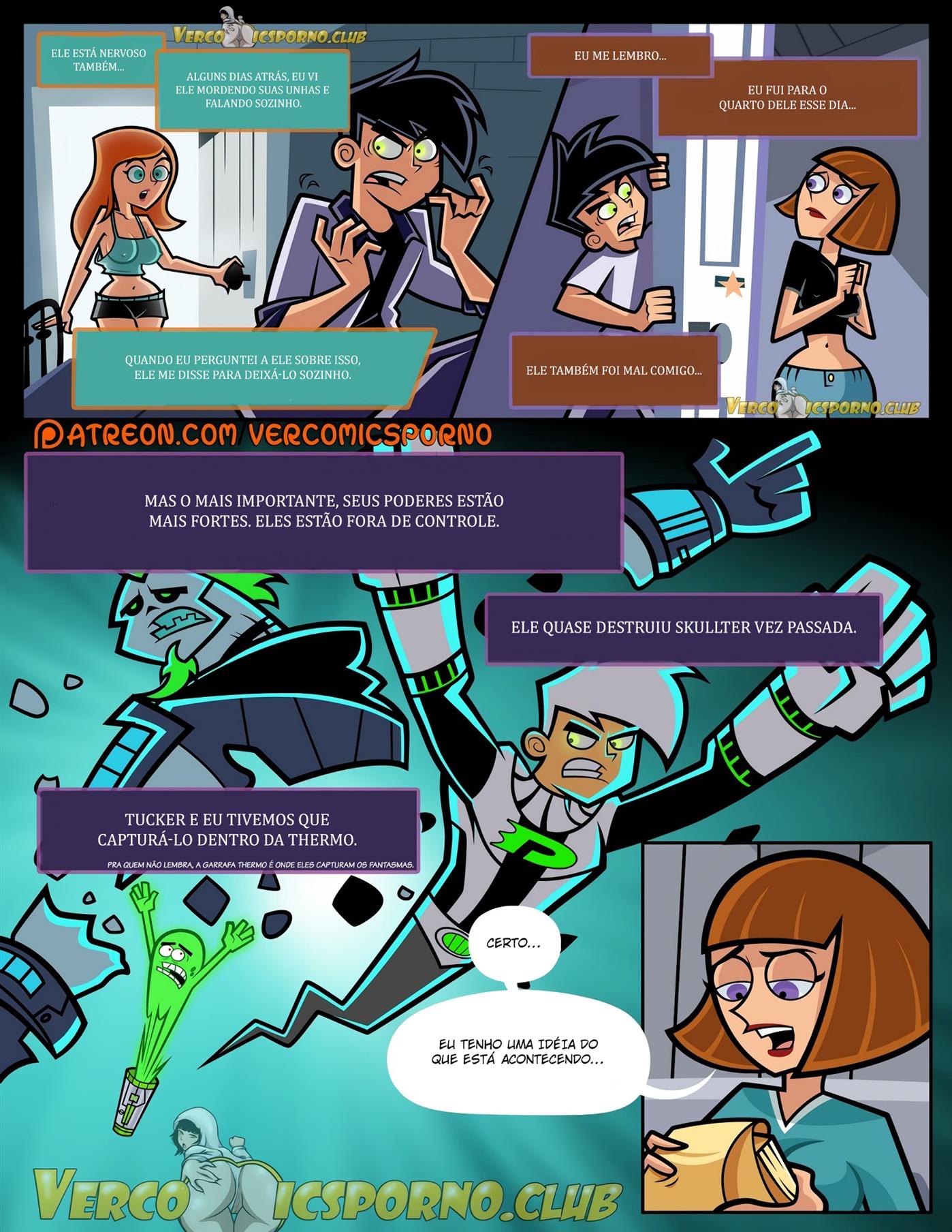 Danny Phantom Porno: Puberdade Fantasma Cap.01 - Página 5