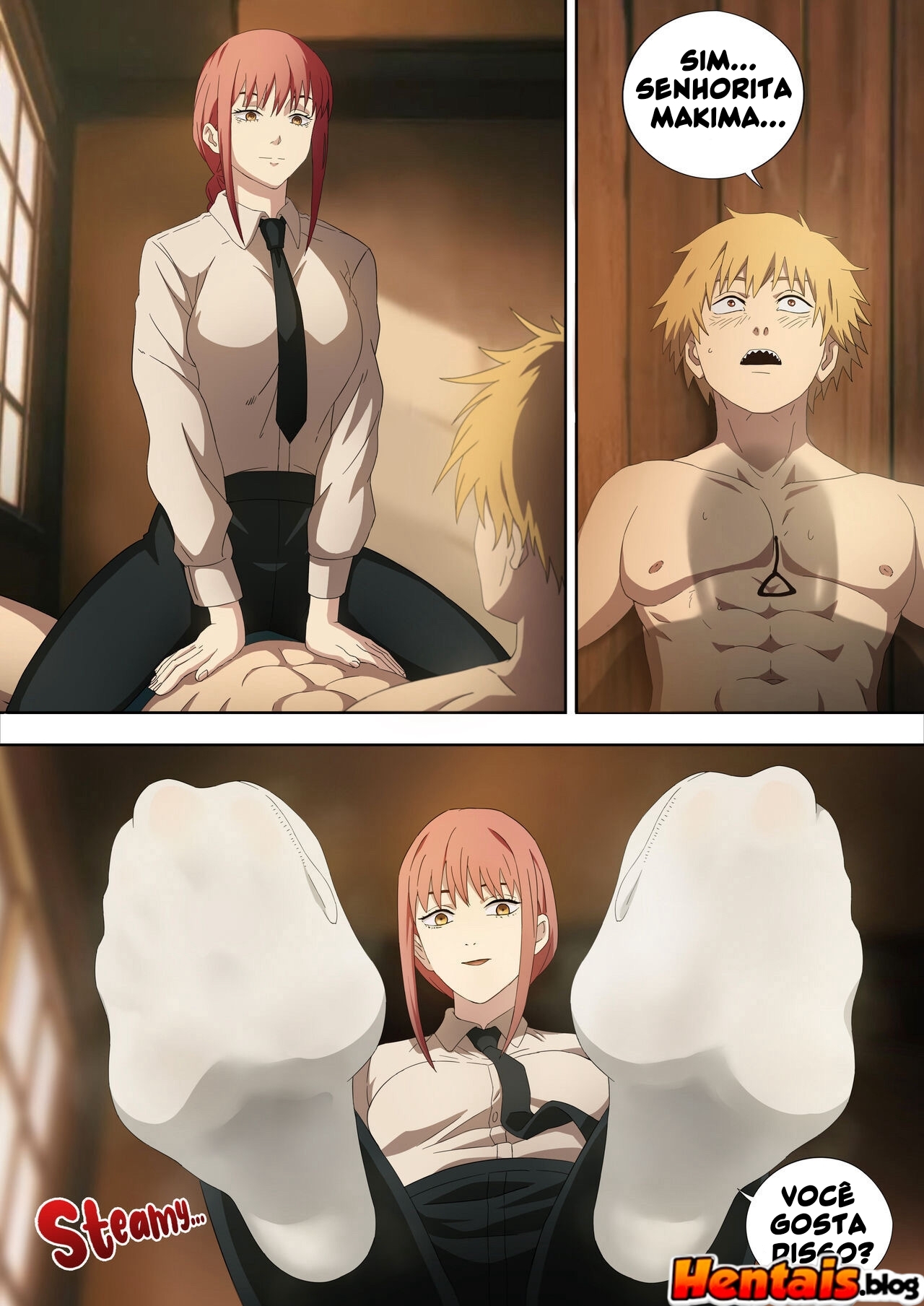 Chainsaw Man HQ Hentai: Fetiche Por Pés - Página 5