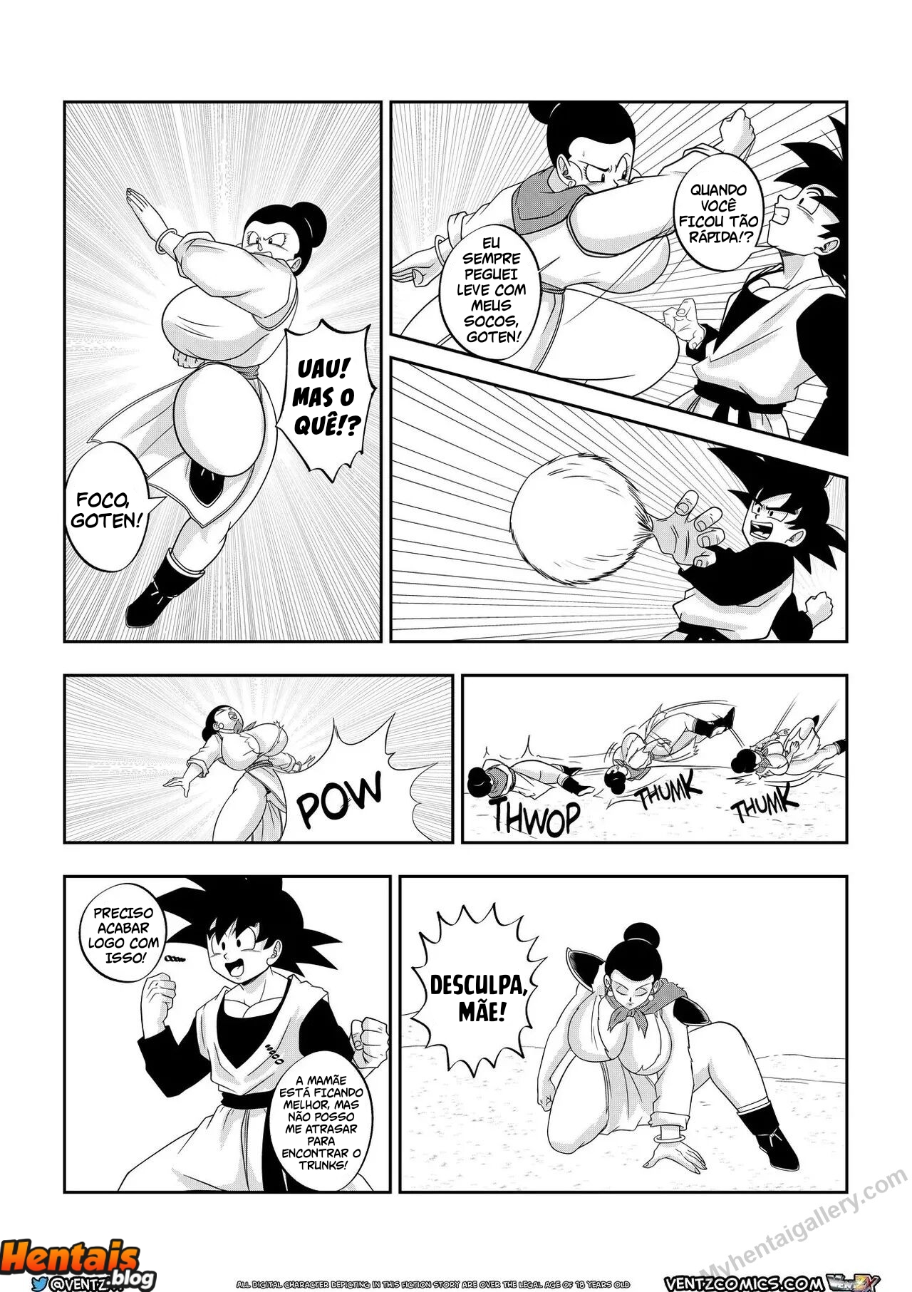 Dragon Ball HQ Porno: Treinamento Especial de Chichi - Página 5