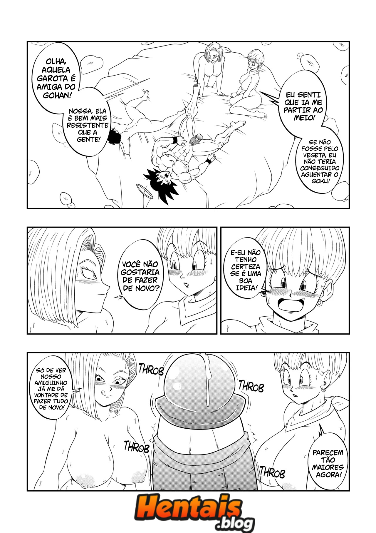 Dragon Ball HQ Porno: Entre As Sombras do Palácio Cap.03 - Página 5