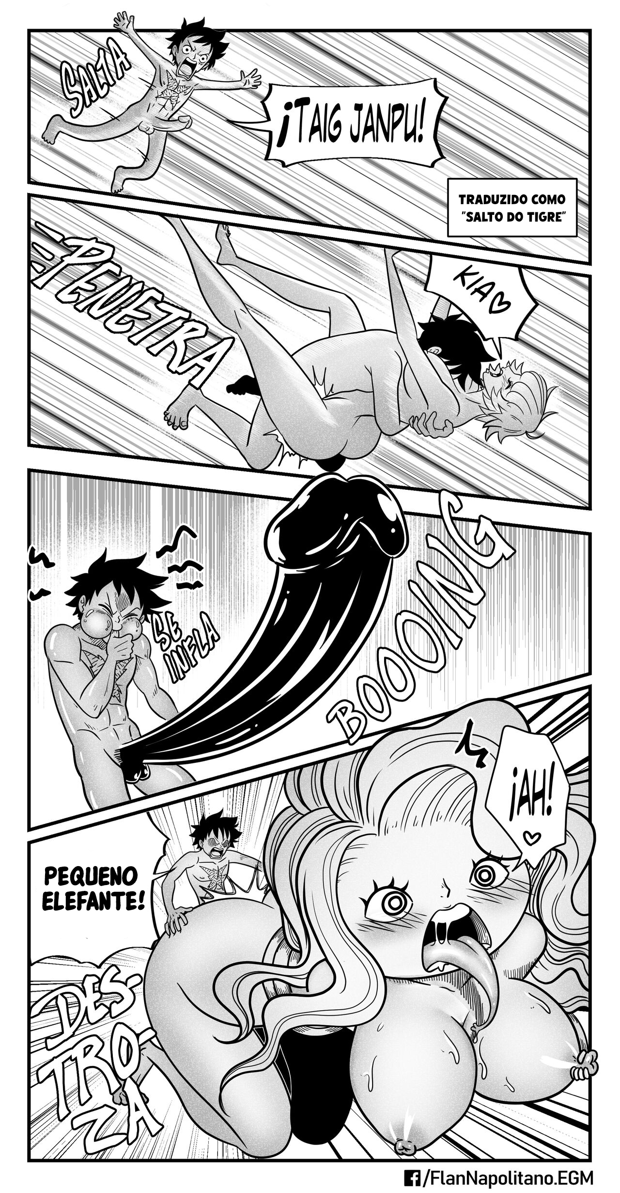 One Piece Porno: Especial Hancock x Luffy VL.02 - Página 50
