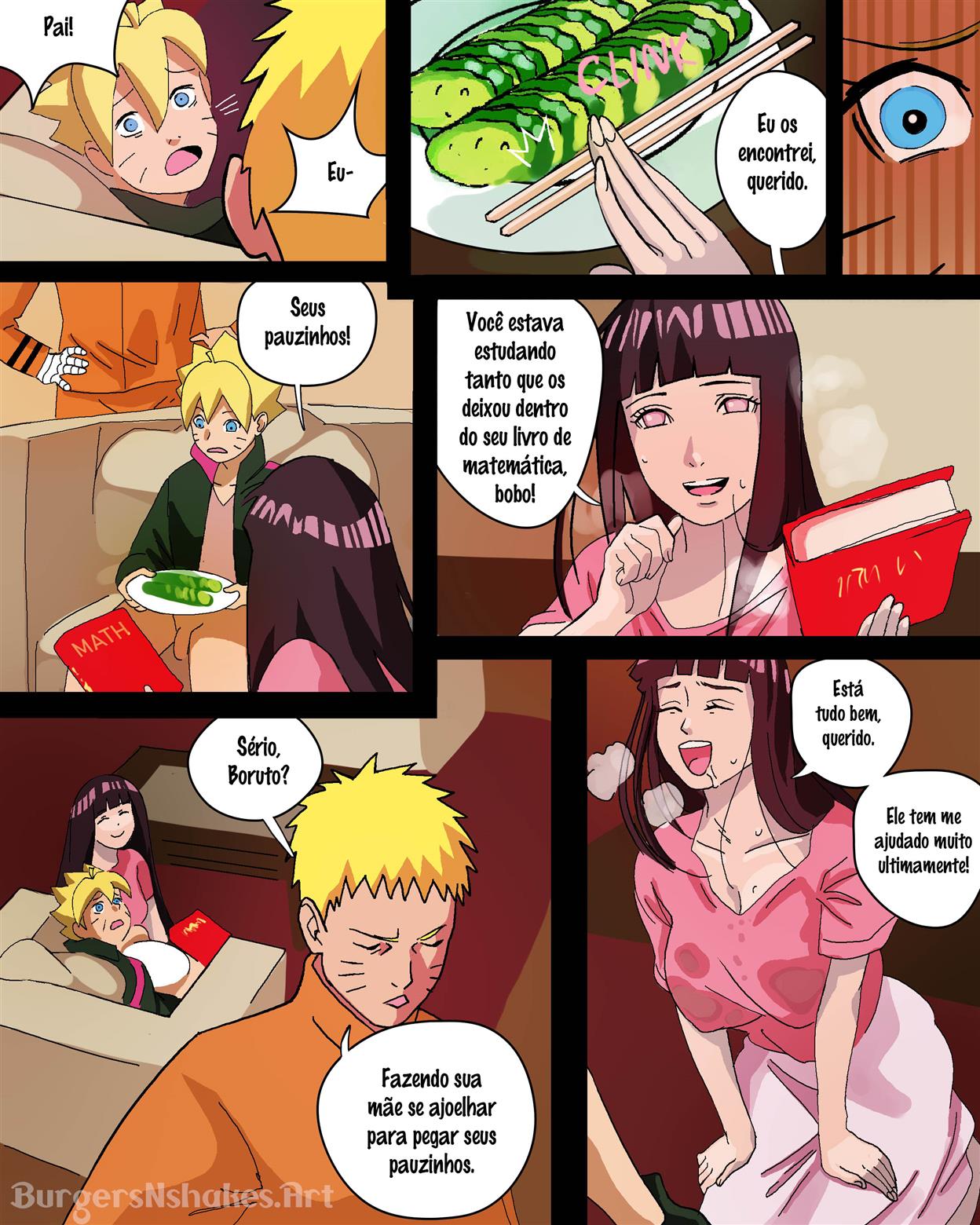 Hinata viciada no pau de Boruto 2 - Página 50