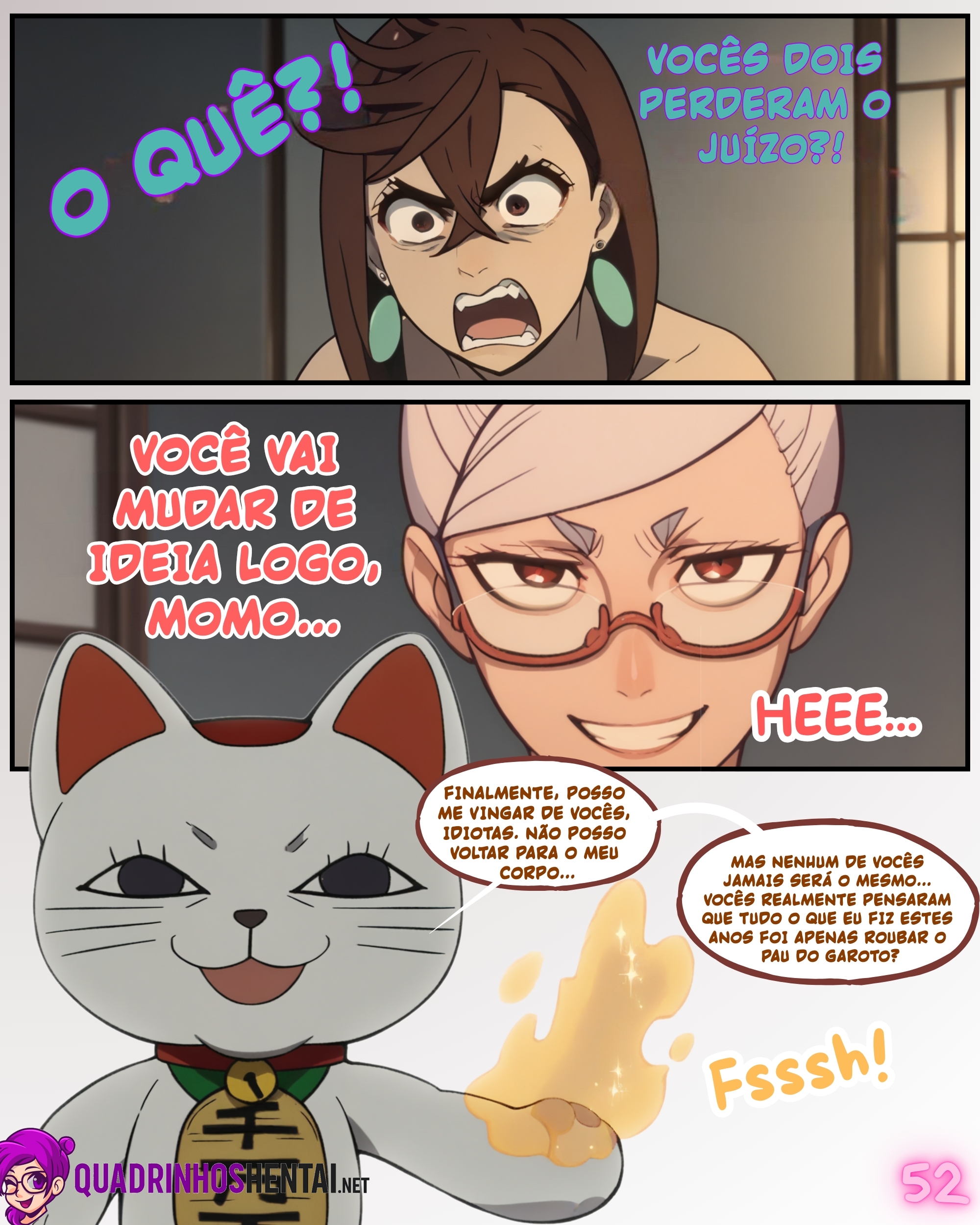 Dandadan Hentai: Pênis Recuperado - Página 53