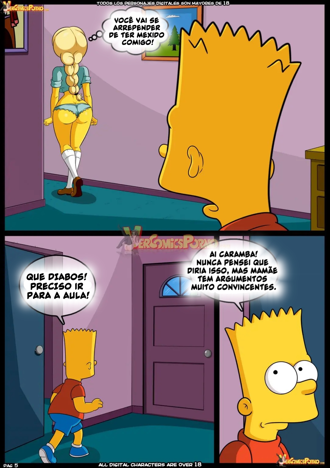 Os Simpsons Porno: Velhos Costumes VL.09 - Página 6
