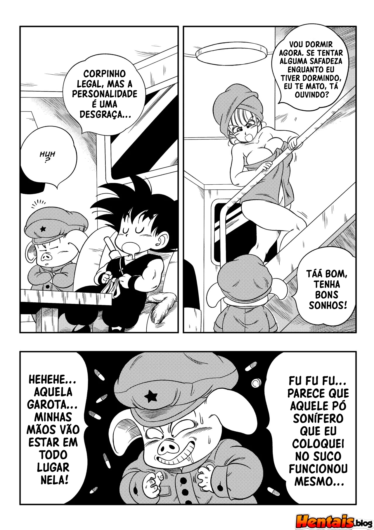 Dragon ball HQ Hentai: Bulma x Oolong - Página 6