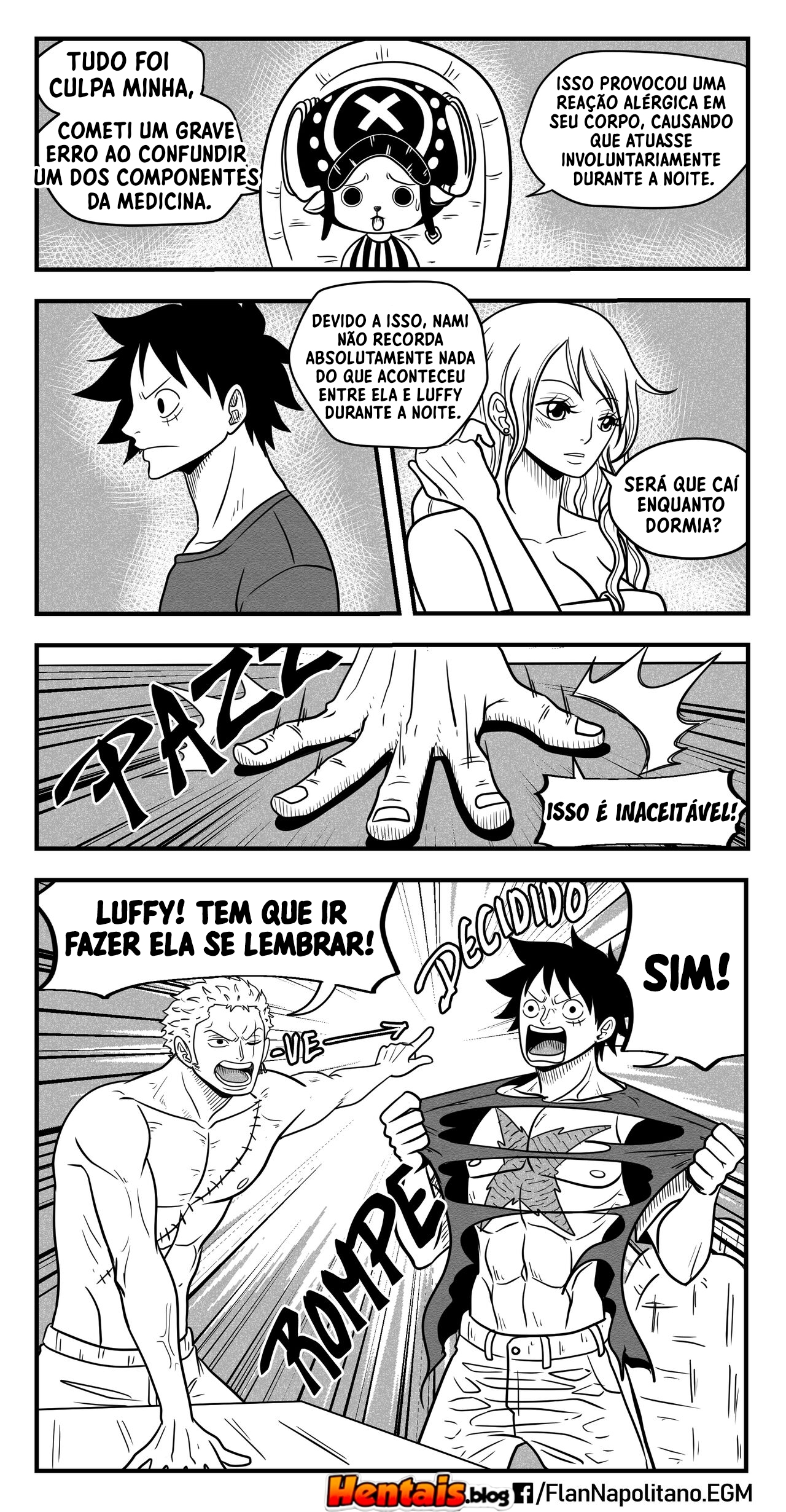 One Piece HQ Hentai: Flan Napolitan Cap.05 - Página 6