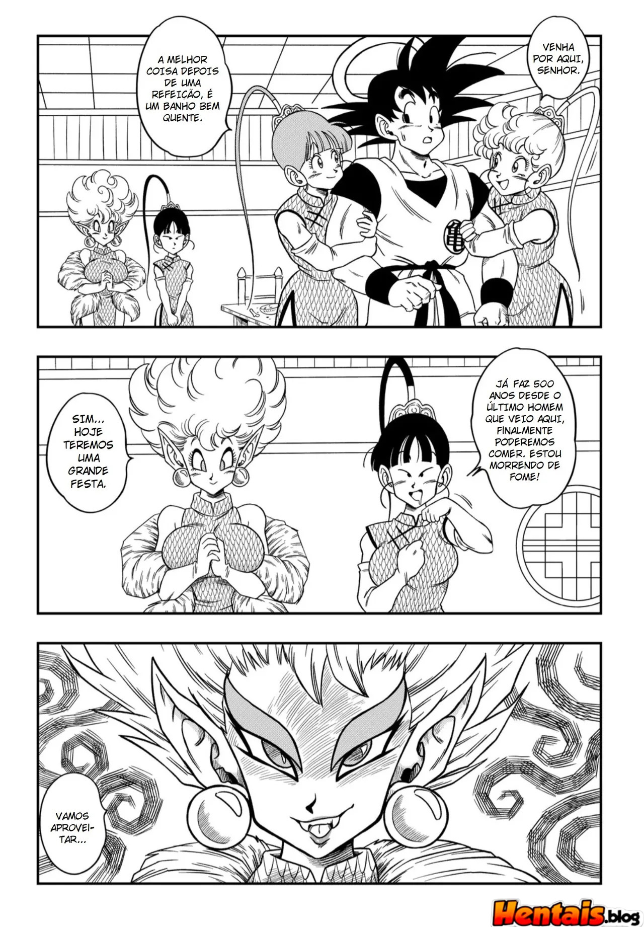 Dragon Ball z: A Hospitalidade da Princesa Serpente - Página 6