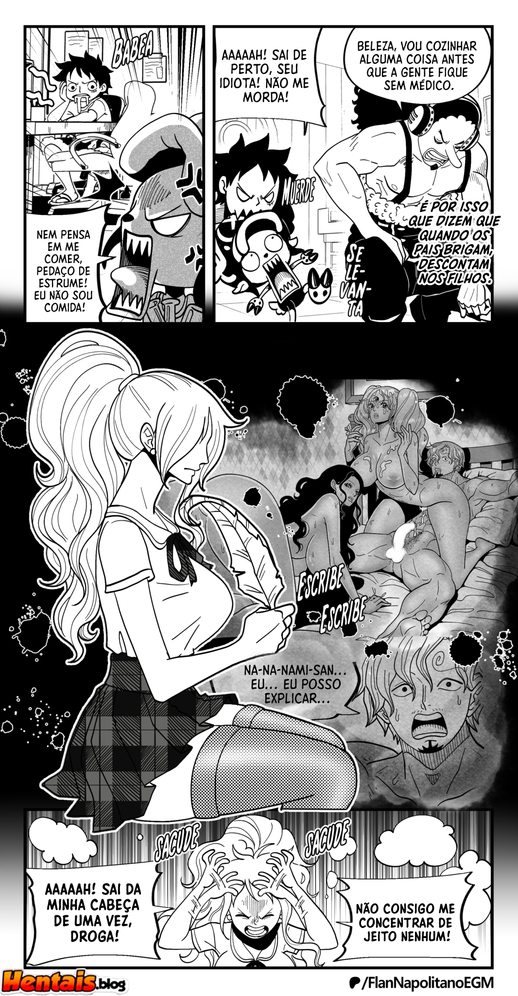 One Piece HQ Hentai: Flan Napolitan Cap.11 - Página 6