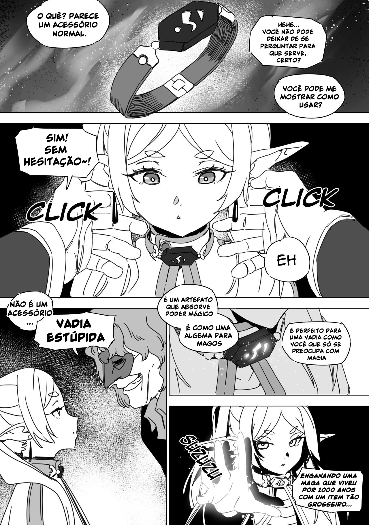 Sousou no Frieren HQ Hentai: Frieren Derrotada - Página 6