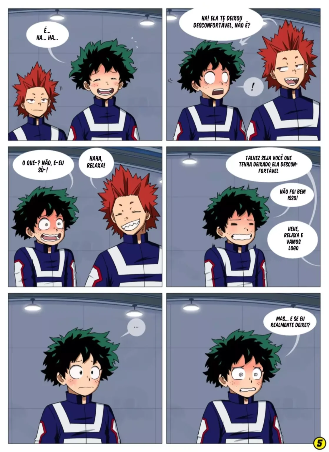 Boku No Hero Porno: Vejo Você No Hero Academia - Página 6