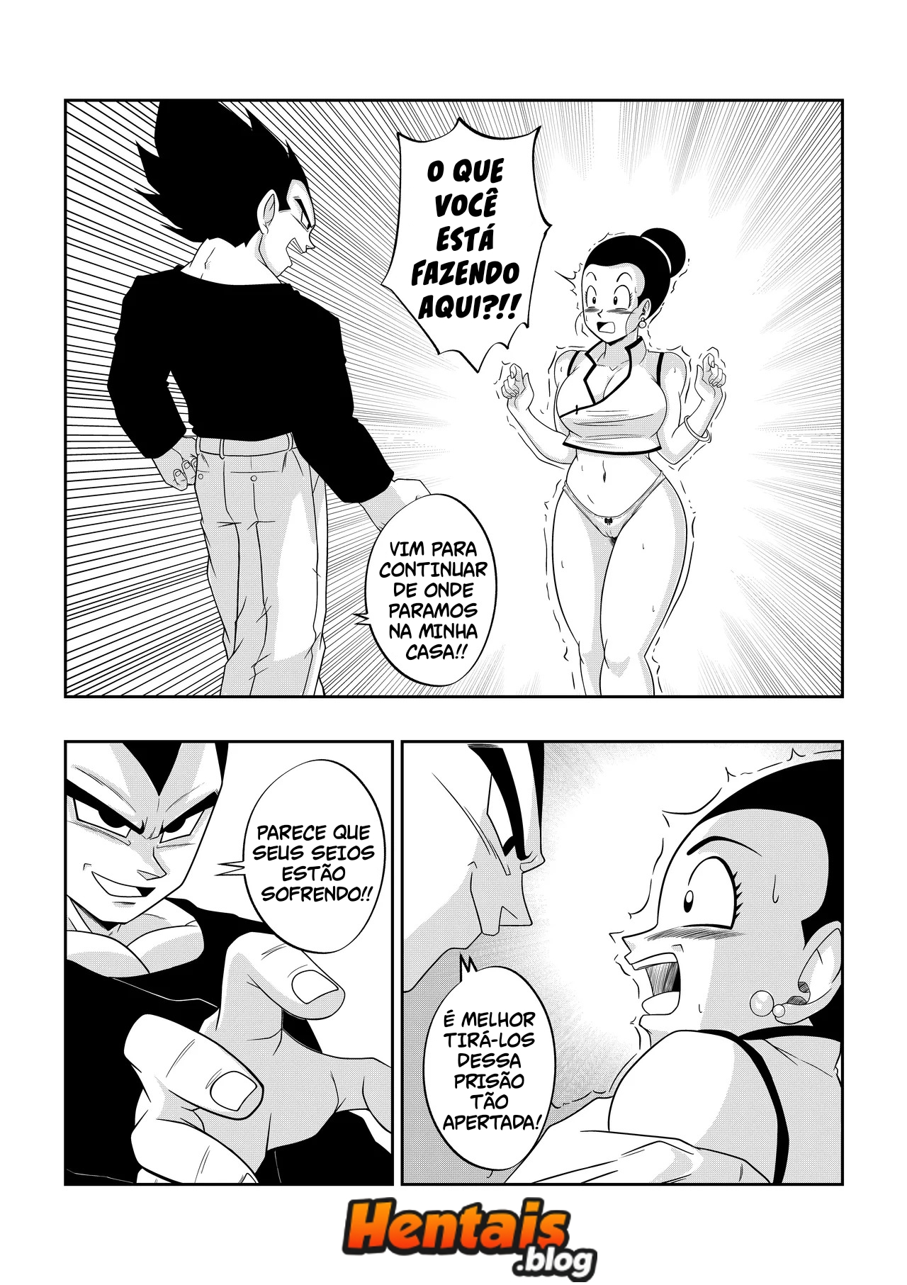 Dragon Ball Z Porno: Uma Visita Inesperada - Página 6