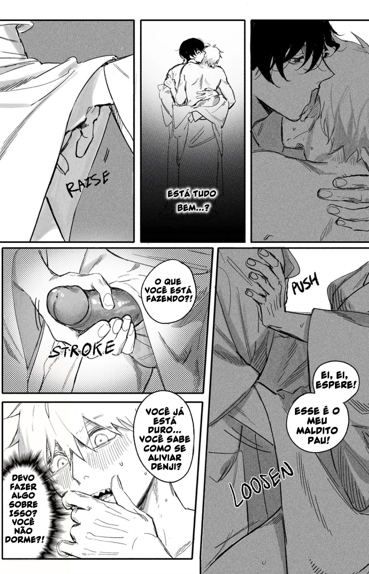 Chainsaw Man Hentai Gay: Hirofumi x Denji - Página 62