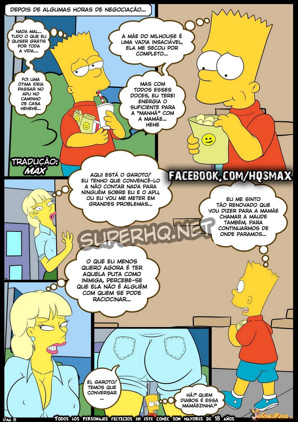 Os Simpsons QD Porno: Velhos Costumes Cap.07 - Página 7