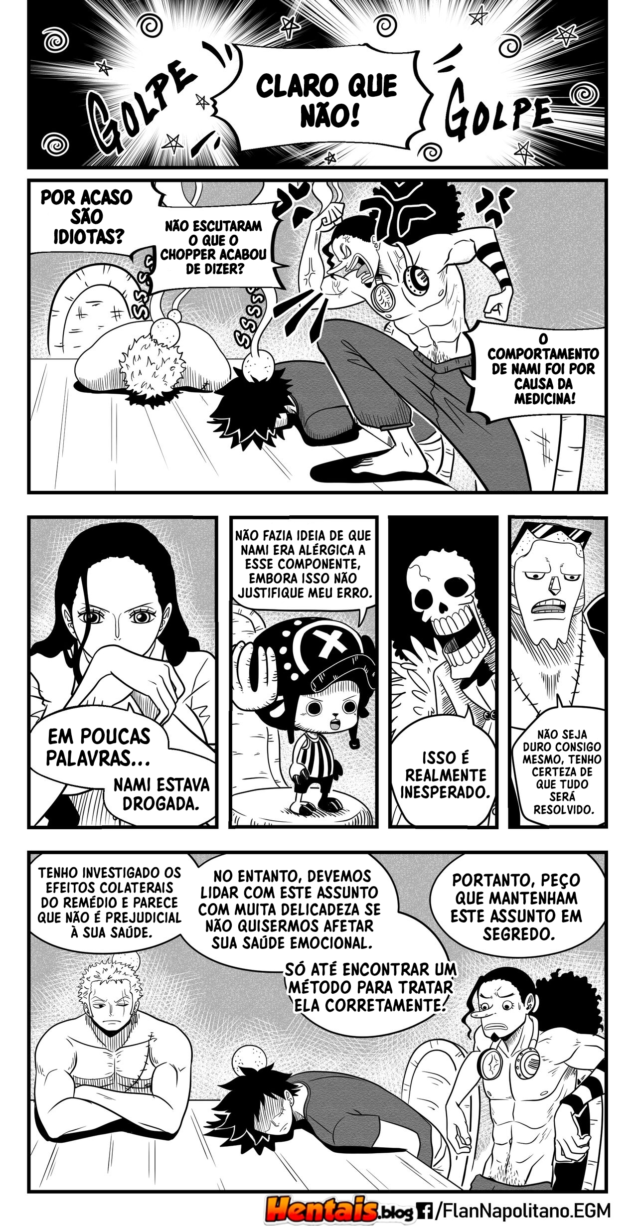 One Piece HQ Hentai: Flan Napolitan Cap.05 - Página 7