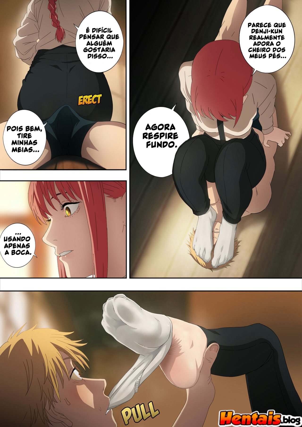 Chainsaw Man HQ Hentai: Fetiche Por Pés - Página 7