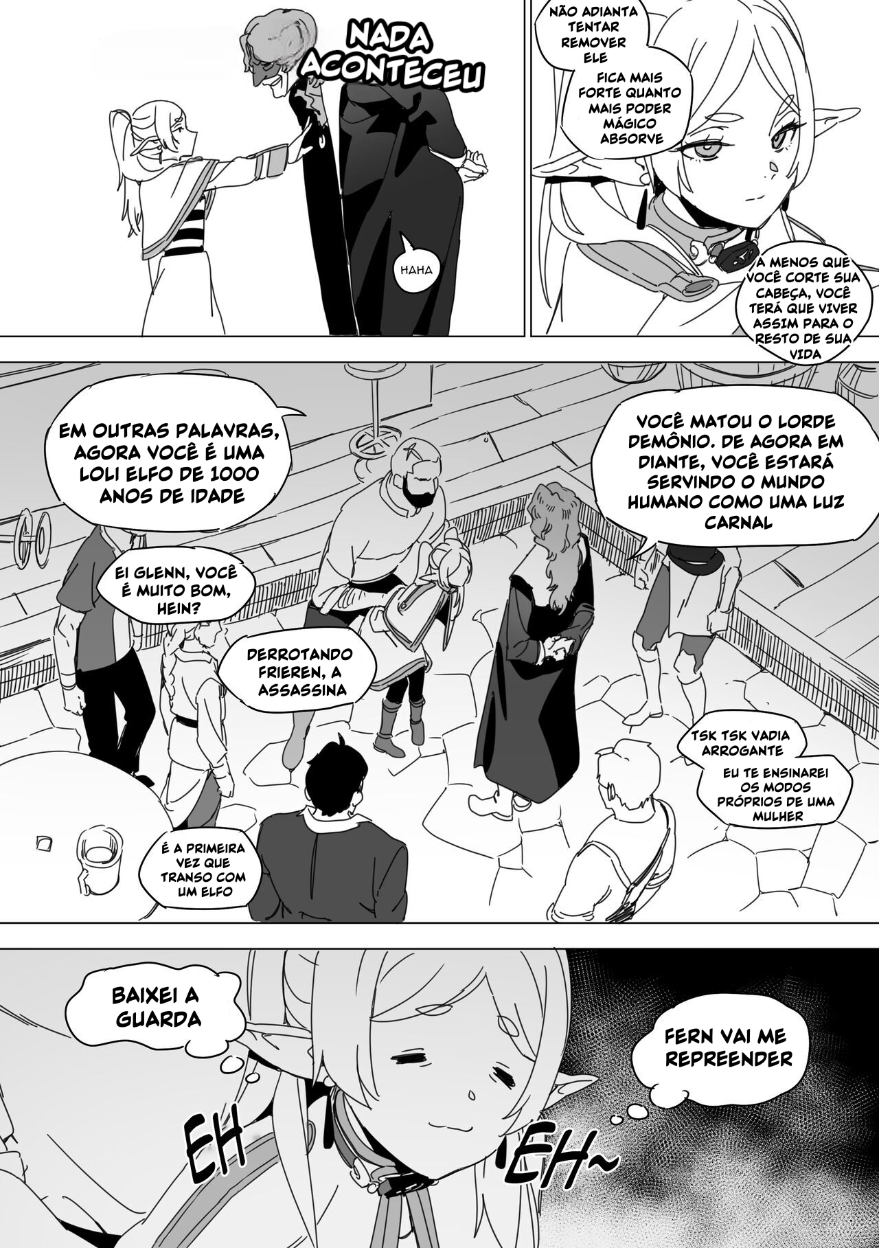 Sousou no Frieren HQ Hentai: Frieren Derrotada - Página 7