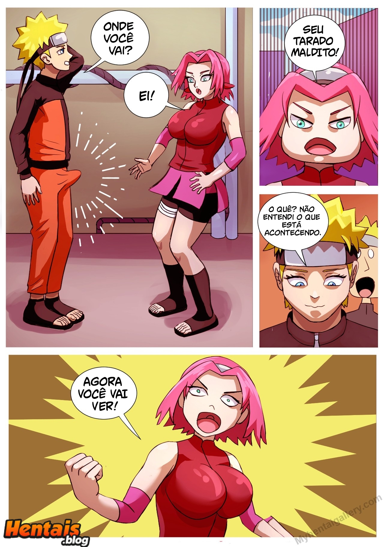 Naruto HQ Porno: Sakura e Naruto - Página 7