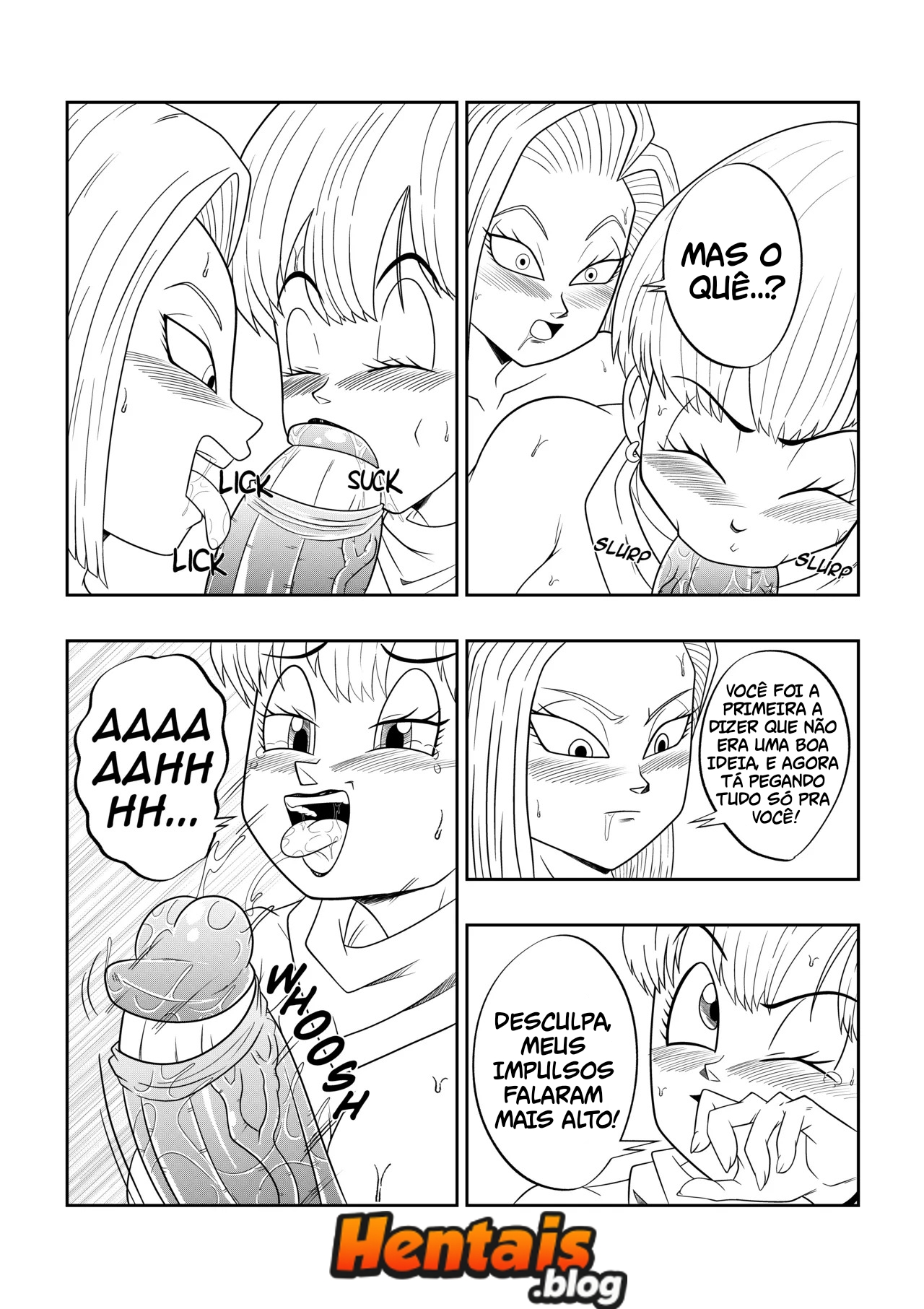 Dragon Ball HQ Porno: Entre As Sombras do Palácio Cap.03 - Página 7
