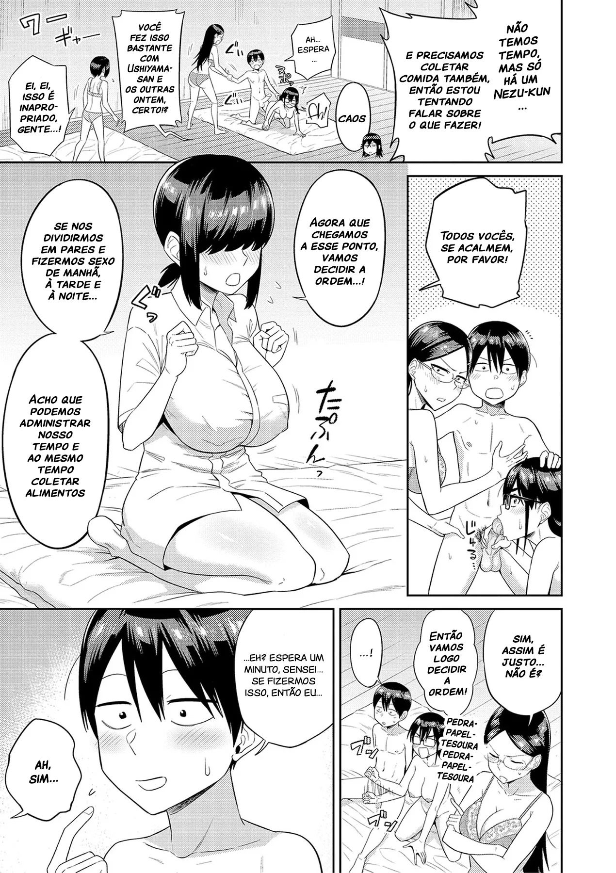 Vida de Harem Em Uma Ilha Cheia De Mulheres - Página 76