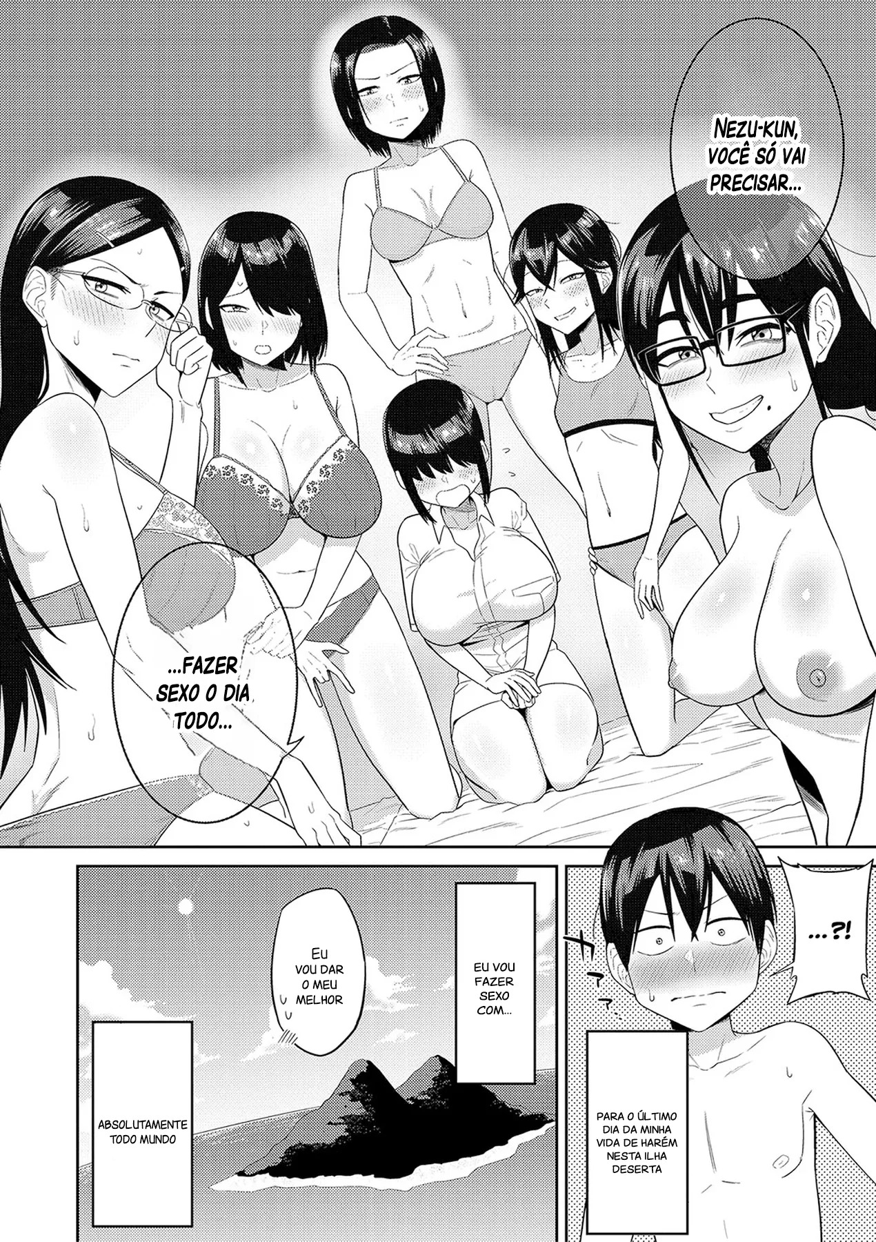 Vida de Harem Em Uma Ilha Cheia De Mulheres - Página 77