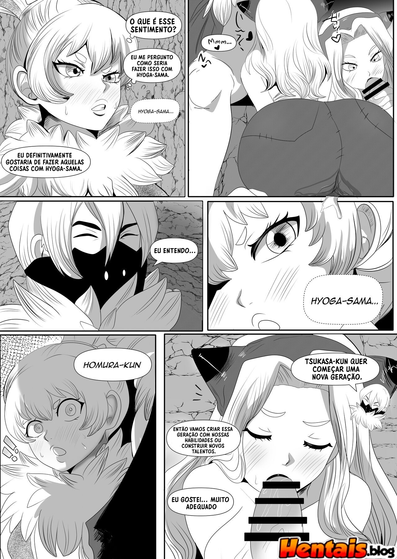 Dr. Stone HQ Hentai: A Historia Alternativa - Página 8