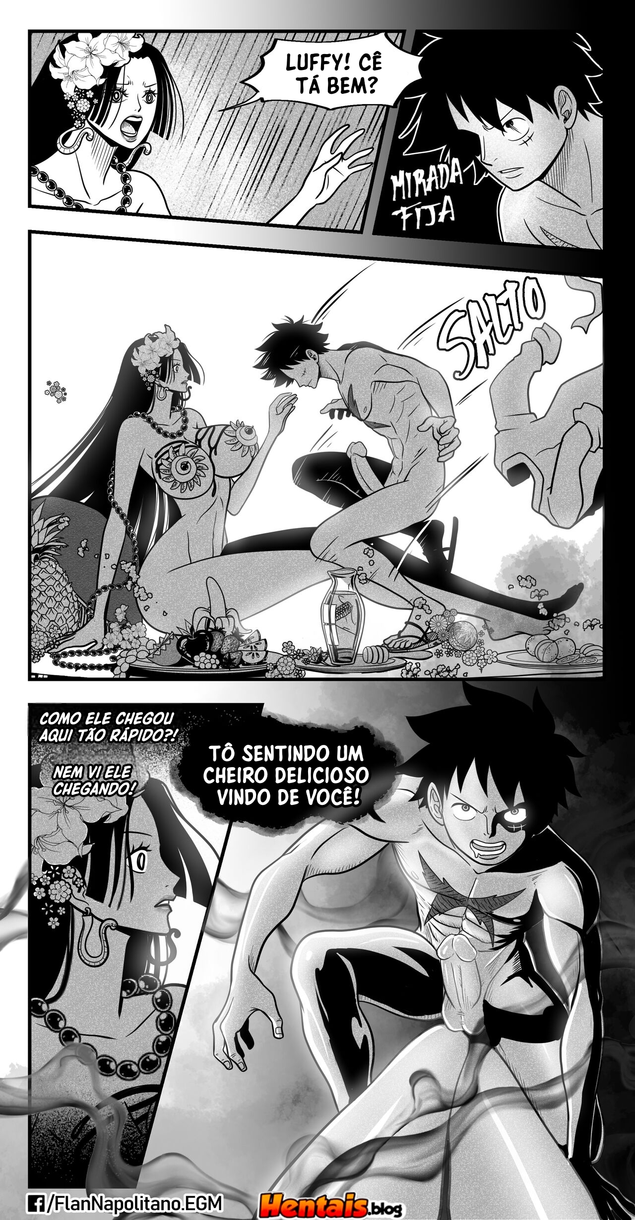 One Piece Porno: Especial Hancock x Luffy VL.02 - Página 8