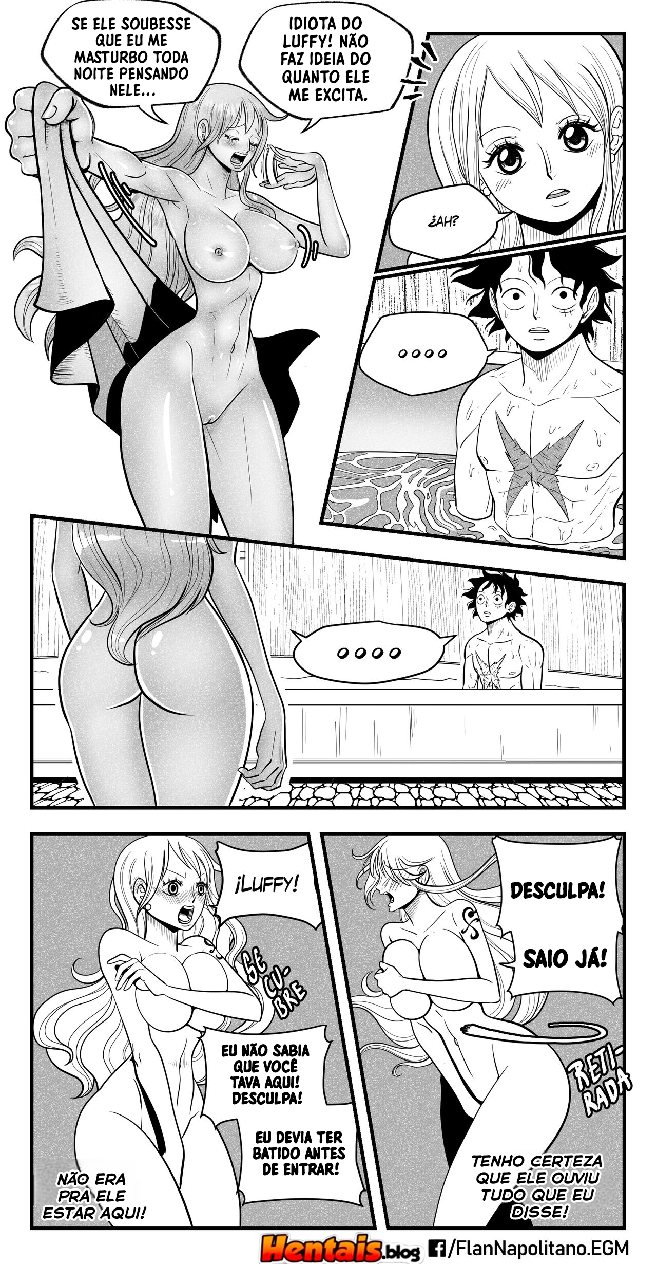 One Piece HQ Hentai: Flan Napolitan Cap.07 - Página 8