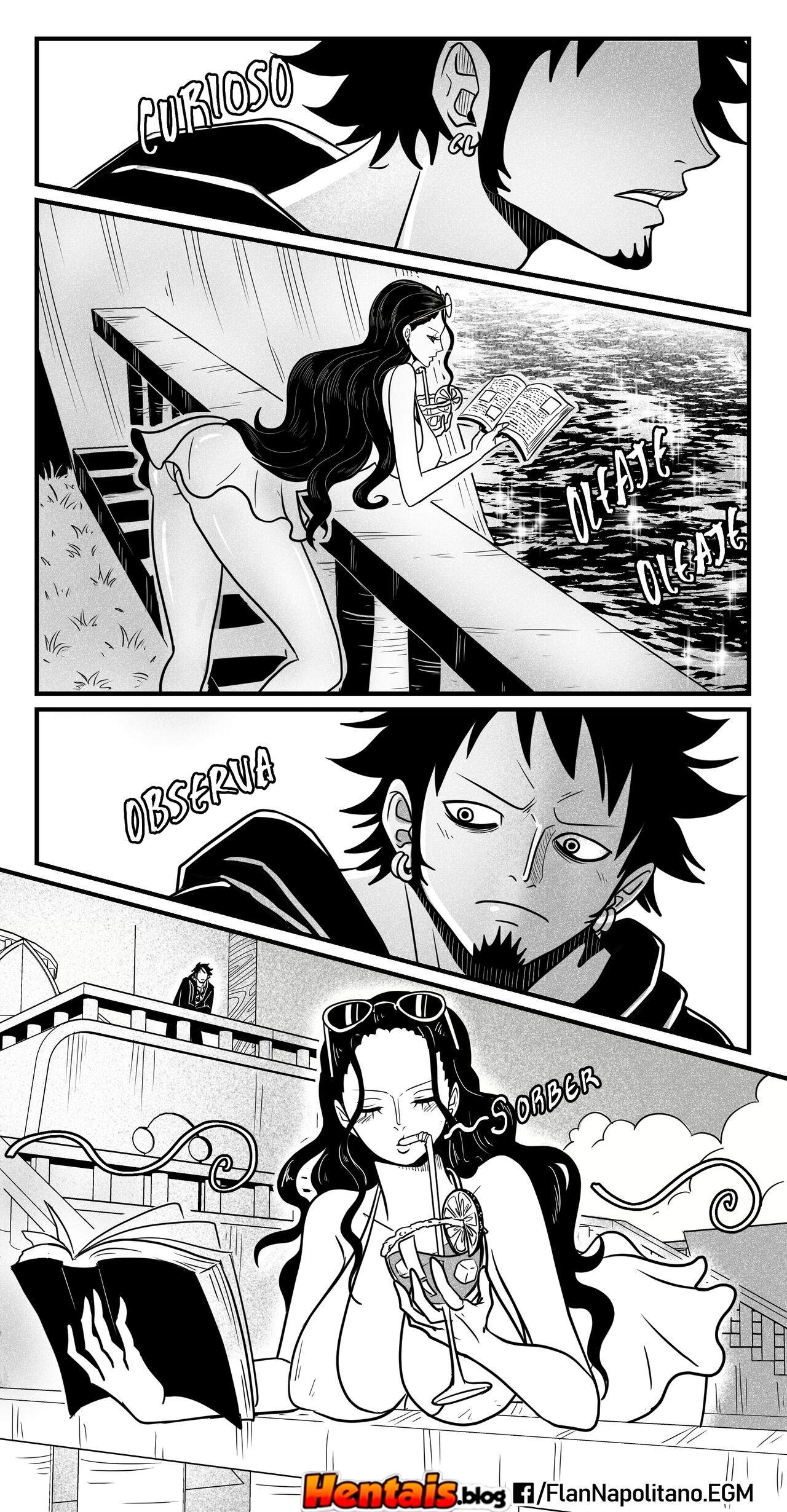One Piece HQ Hentai: Flan Napolitan Cap.06 - Página 8