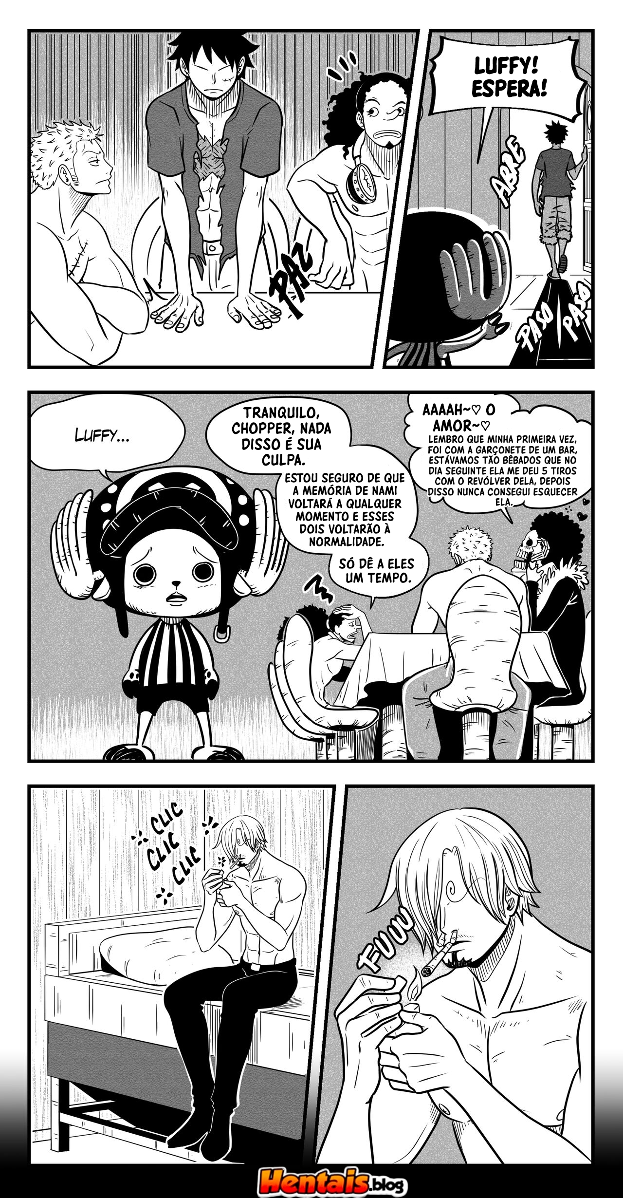 One Piece HQ Hentai: Flan Napolitan Cap.05 - Página 8