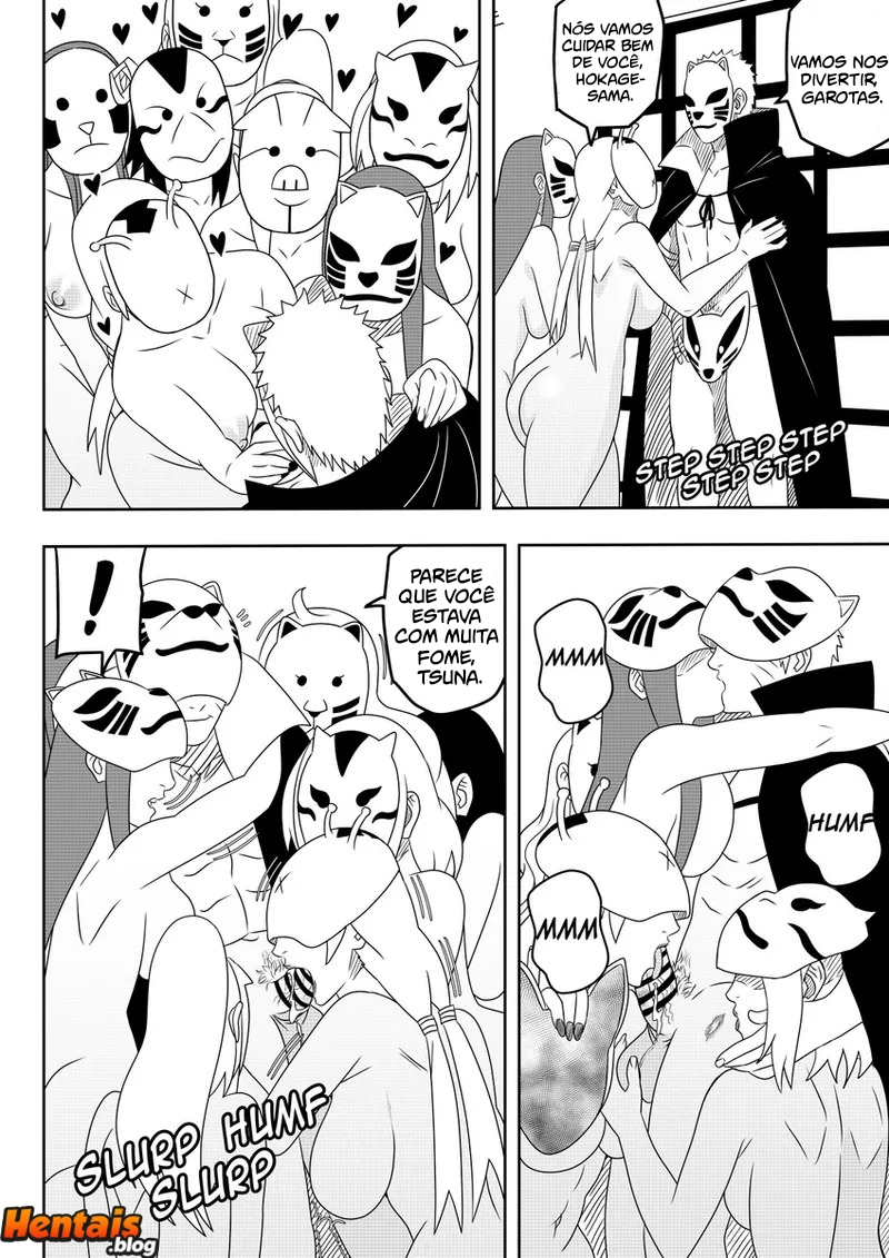 Naruto HQs Adultas: O Dever Do Hokage - Página 8