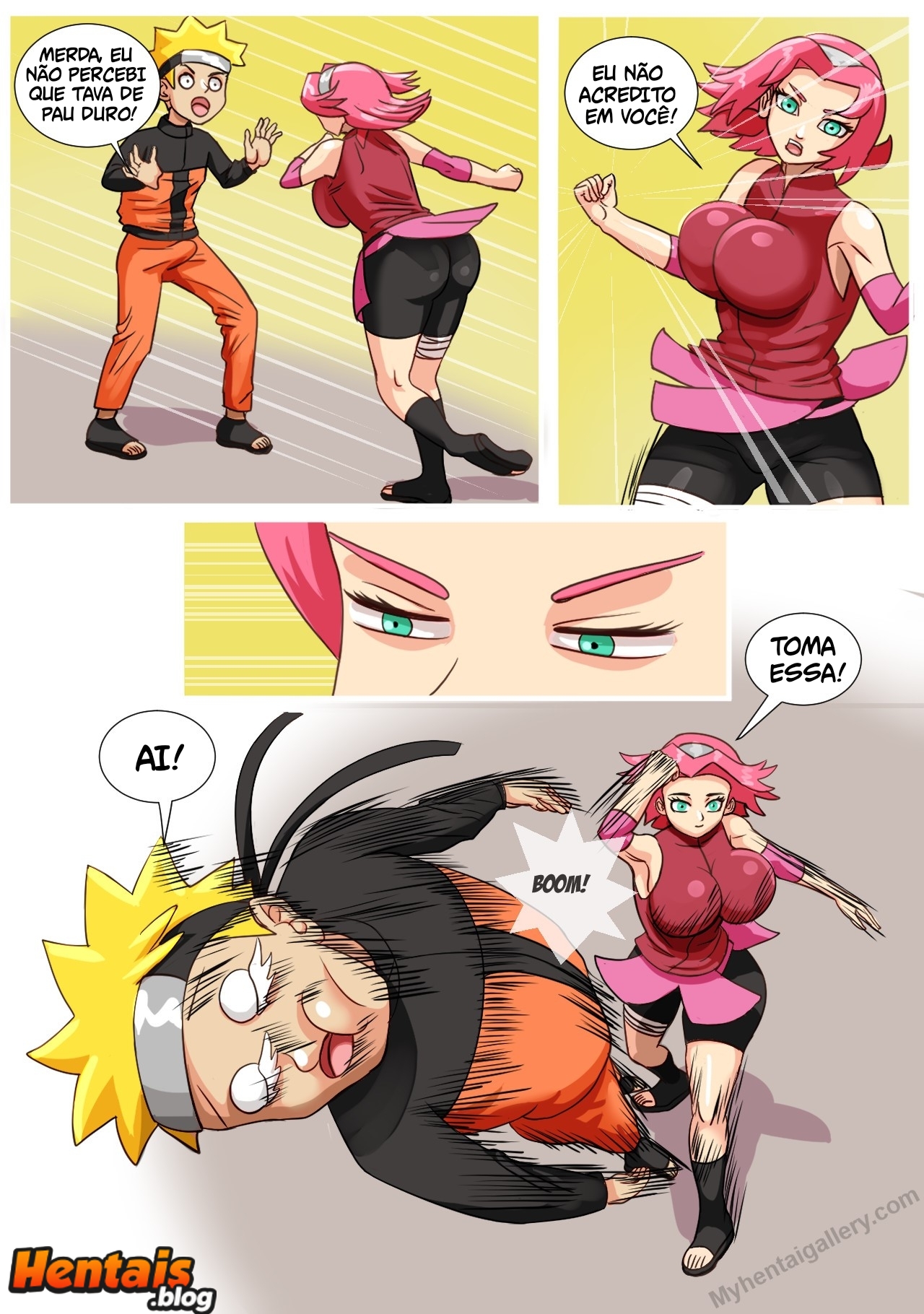 Naruto HQ Porno: Sakura e Naruto - Página 8