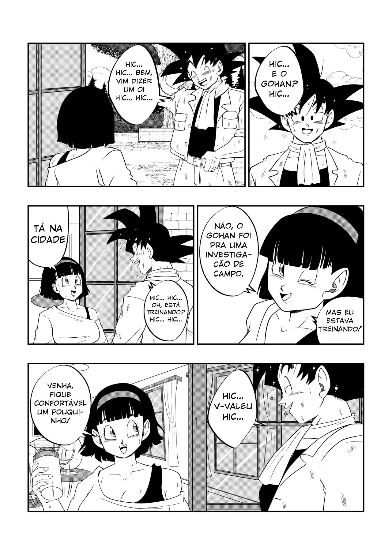 Dragon Ball: UM SOGRO BÊBADO - Página 8