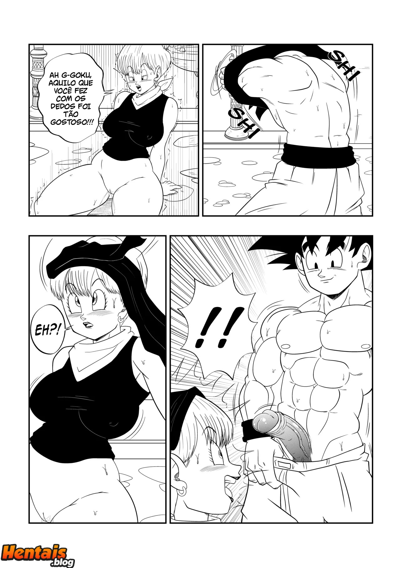 Dragon Ball HQ Porno: Entre As Sombras do Palácio - Página 8