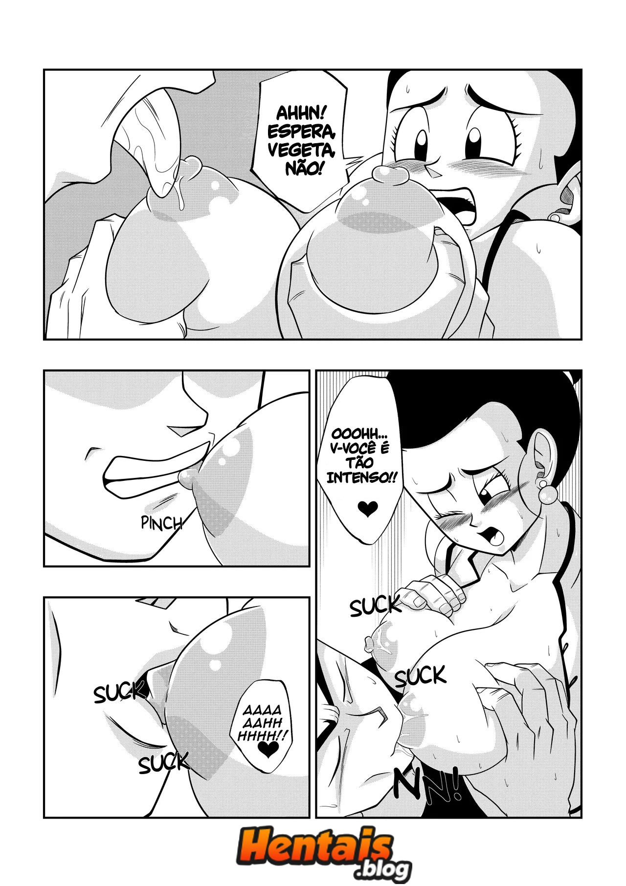 Dragon Ball Z Porno: Uma Visita Inesperada - Página 8